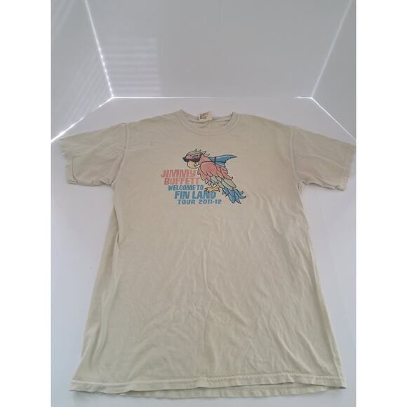 Jimmy Buffett Other - Jimmy Buffett Fin Land Tour Shirt Medium Comfort Colors Parrot Tee